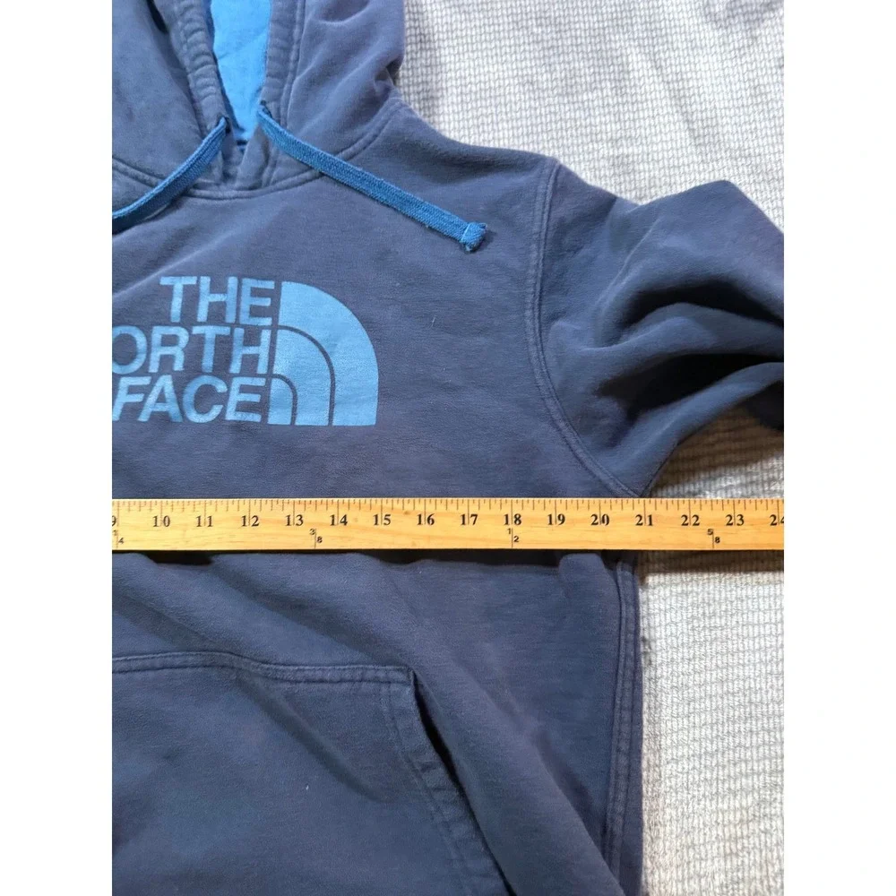 The North Face Mens Navy Blue Logo Pullover Hoodie Sweatshirt‎ Size Medium